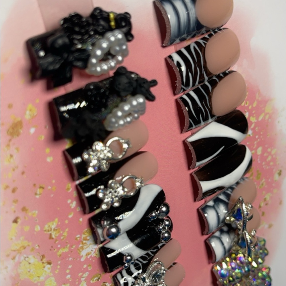 Hand made press on nails